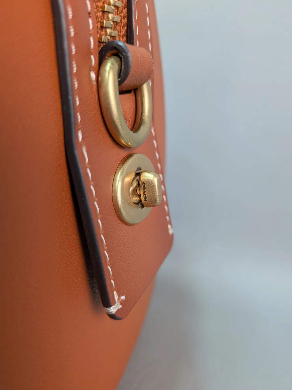 Coach C8529 Ruby Satchel 25 Signature Canvas Jacquard Leather Crossbody Bag